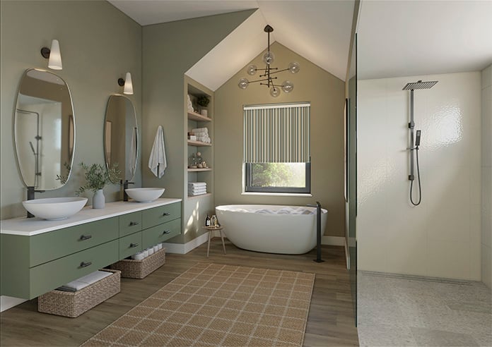 The British Stripe Co. Elizabeth, Chilterns No.1 - Roller Blind - Image 7